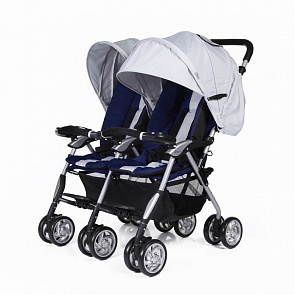 Коляска для двойни Elegant Twin, цвет – голубой (Jetem, TS-5_Blue 17)